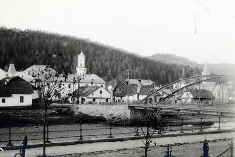 Vatra Dornei (Dorna Watra), Anna’s birthplace, in 1918.