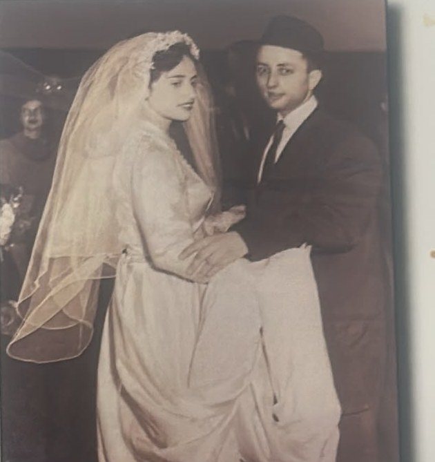 Babi with her brother Sziga