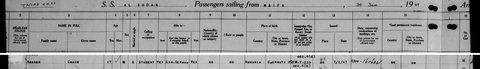 Papi on the passenger list of the SS Al Sudan from Haifa, New York, February 1947: Chaim Rosner, 17, student, born Cernăuți, of Tel Aviv.